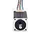 Nema 8 Bipolar 1.8deg 1.8Ncm(2.55oz.in) 0.6A 20x20x34mm 4 Wires - 8HS13-0604S | StepperOnline AU