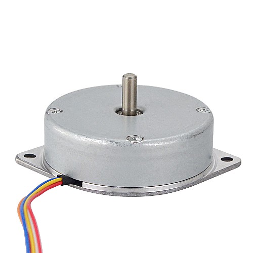 Round Pancake Nema 18 Bipolar 1.8deg 9Ncm(12.75oz.in) 1A Φ46x16mm 4 Wires - 18HR06-1004S | StepperOnline AU