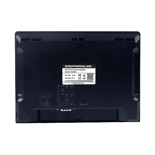 7 800x480px RS-485 Serial port 128MB/FLASH 64MB/Memory HMI Touch Screen LED Display - HI1073 | StepperOnline AU