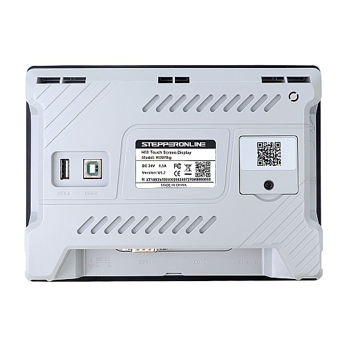 7 800x480px RS-485 Serial port & USB 128MB/FLASH 128MB/Memory lloT-Ready HMI Touch Screen LED Display - HI3070ig | StepperOnline AU