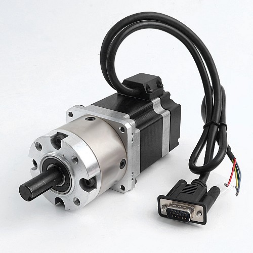 Used - Nema 23 Closed-loop Geared Stepper L=56mm Gear Raio 4:1 Encoder 1000PPR(4000CPR) - 23HS22-2804D-PG4-E1000-USED | StepperOnline AU