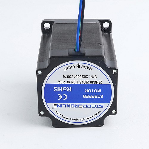Used - Short Shaft Nema 23 Bipolar 1.89Nm(267.65oz.in) 2.9A 57x57x76.5mm 4 Wires - 23HS30-2904S-USED | StepperOnline AU