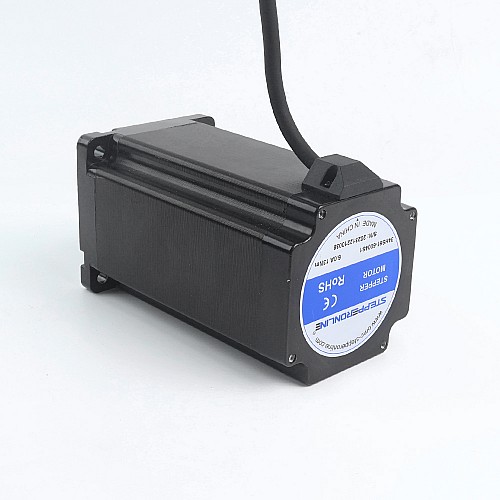 Used - S Series Nema 34 Stepper Motor 13.0Nm(1841oz.in) 14mm Key-way Shaft 1m Cable - 34HS61-6004S1-USED | StepperOnline AU