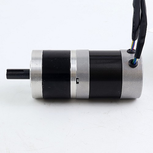 Used - CN Stock - 24V 101W Round Geared Brushless DC Motor 6.90Nm(977.12oz.in) 27:1 Round Planetary Gearbox - 57BYA74-24-01-PG27-USED | StepperOnline AU