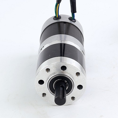Used - CN Stock - 24V 101W Round Geared Brushless DC Motor 6.90Nm(977.12oz.in) 27:1 Round Planetary Gearbox - 57BYA74-24-01-PG27-USED | StepperOnline AU