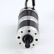 Used - CN Stock - 24V 101W Round Geared Brushless DC Motor 6.90Nm(977.12oz.in) 27:1 Round Planetary Gearbox - 57BYA74-24-01-PG27-USED | StepperOnline AU