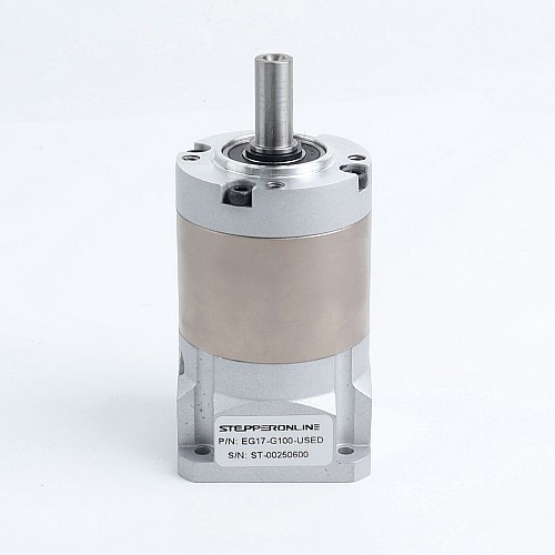 Used - EG Series Planetary Gearbox Gear Ratio 100:1 Backlash 20arc-min for Nema 17 Stepper Motor - EG17-G100-USED | StepperOnline AU