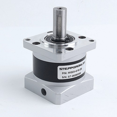 MG Series Planetary Gearbox Gear Ratio 10:1 Backlash 30arc-min for 8mm Shaft Nema 23 Stepper Motor - MG23-G10-D8 | StepperOnline AU