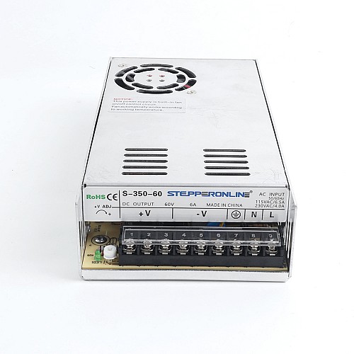 Used - 350W 60V 5.9A 115/230V Switching Power Supply Stepper Motor CNC Router Kits - S-350-60-USED | StepperOnline AU