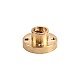 Used - Brass Screw Nut for Tr8x8mm Threaded Rod - SN-B-MB-USED | StepperOnline AU