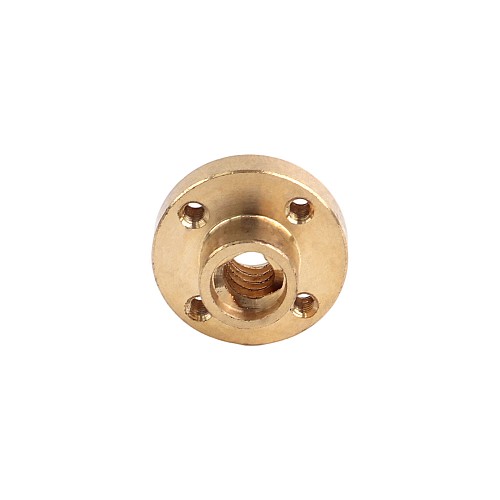 Used - Brass Screw Nut for Tr8x8mm Threaded Rod - SN-B-MB-USED | StepperOnline AU