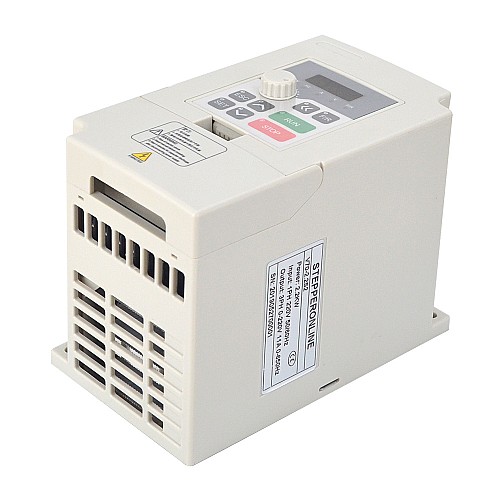 STEPPERONLINE CNC VFD 2.2KW 3HP 20A 110V Variable Frequency Drive Motor Inverter for Spindle Motor Speed Control - V70-2.2S1 | StepperOnline AU